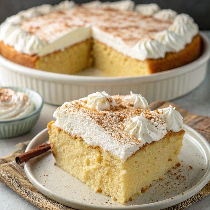 Tres leches de lúcuma